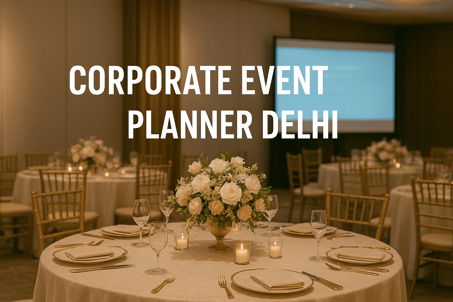 Corporate Event decoration in Delhi