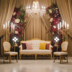 Reception event decoration with floral Reception event decoration with floral Reception event decoration with floral