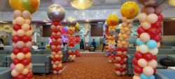 Elegant birthday balloon decoration Elegant birthday balloon decoration