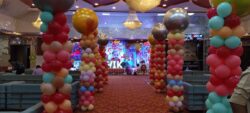 Elegant birthday balloon decoration service provide in all up Elegant birthday balloon decoration