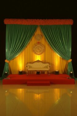 luxury Mehndi stage decoration with floral service provide in all up luxury Mehndi stage decoration with floral