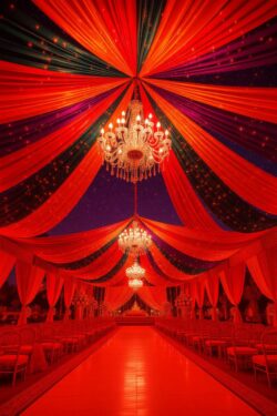 Wedding ceiling decoration with lighting Wedding ceiling decoration with lighting