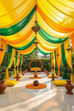 Haldi/Mehendi decoration with all service provide in moradabad and all up Haldi/Mehendi decoration with all decoration